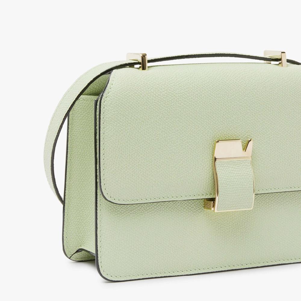 Valextra Borsa a tracolla da Donna in Pelle Verde di Lusso | Valextra Vendita