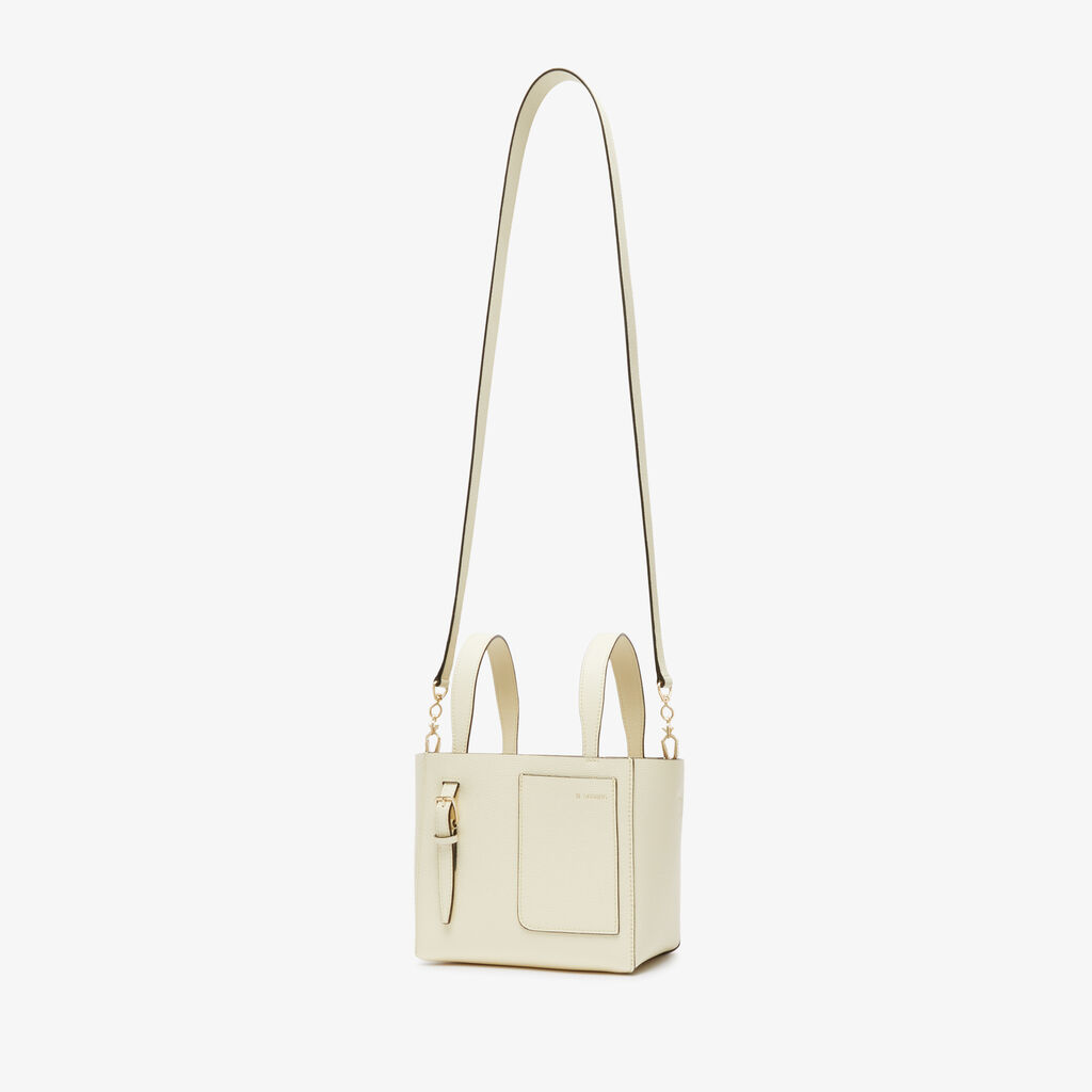 Valextra Borsa Secchiello da Donna in Pelle Bianca | Valextra Soft Promozione