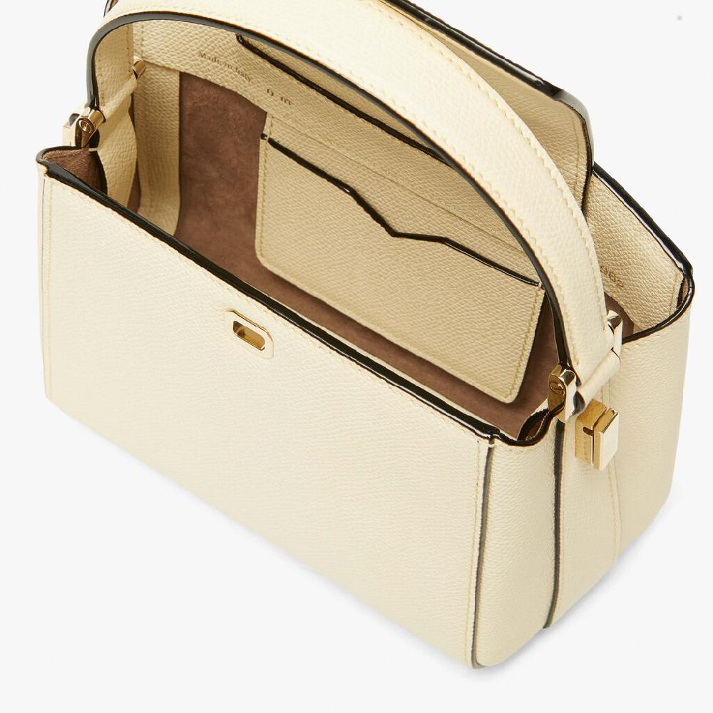 Valextra Borsa a mano Micro in Pelle Bianca | Valextra Brera Fino Al -60%