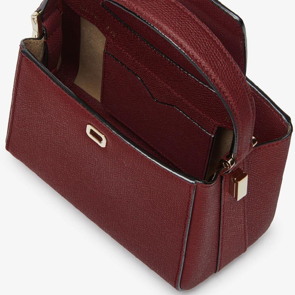 Valextra Borsa a tracolla Brera Micro | Pelle di vitello Millepunte | Bordeaux | Valextra Affare Del Giorno