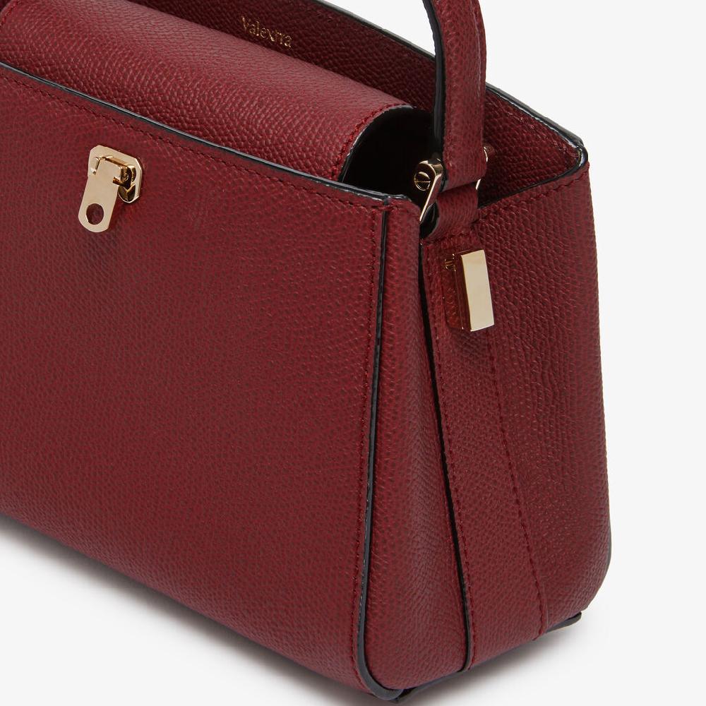 Valextra Borsa a tracolla Brera Micro | Pelle di vitello Millepunte | Bordeaux | Valextra Affare Del Giorno