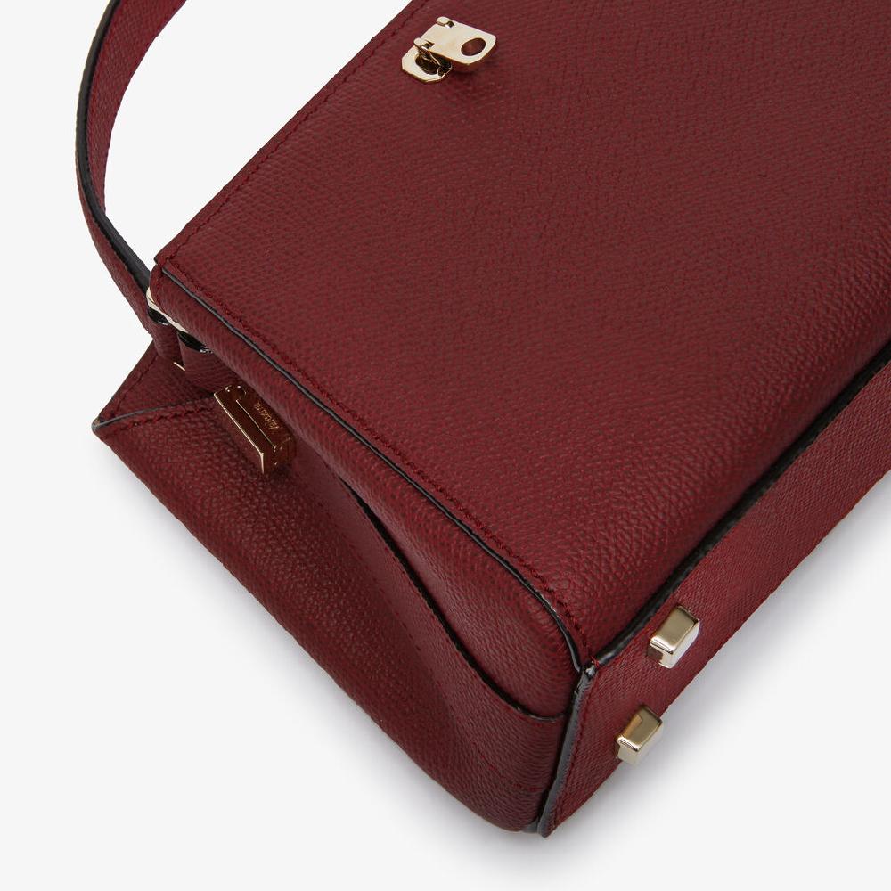 Valextra Borsa a tracolla Brera Micro | Pelle di vitello Millepunte | Bordeaux | Valextra Affare Del Giorno