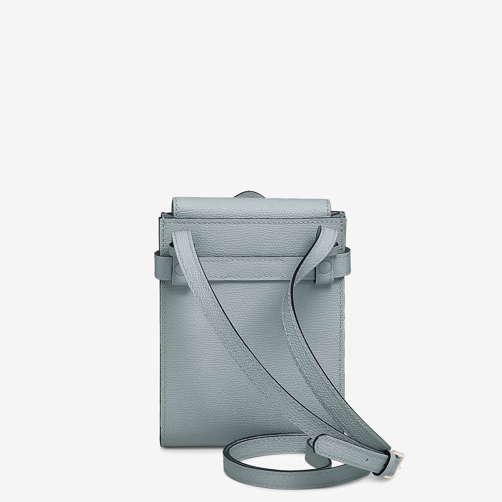 Valextra Borsa a tracolla Micro in Pelle Blu | Valextra Brera Sottocosto