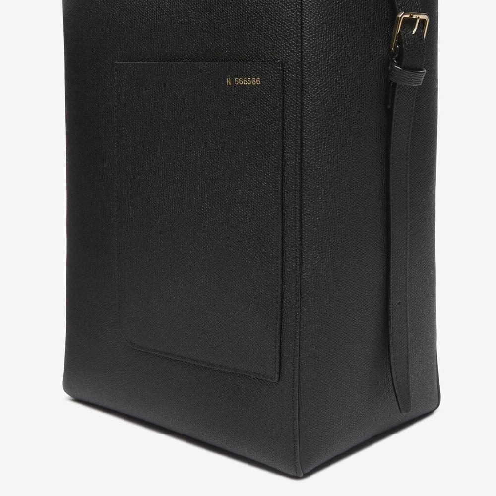 Valextra Borsa a secchiello da Donna in Media Pelle Nera | Valextra Soft Vendita Economica