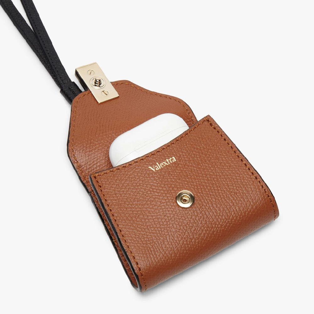 Valextra Charm per borsa da Donna in Pelle Marrone | Valextra Iside Negozio