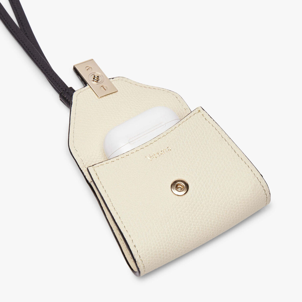 Valextra Charm borsa da Donna in Pelle Bianca e Nera | Valextra Iside In Saldo