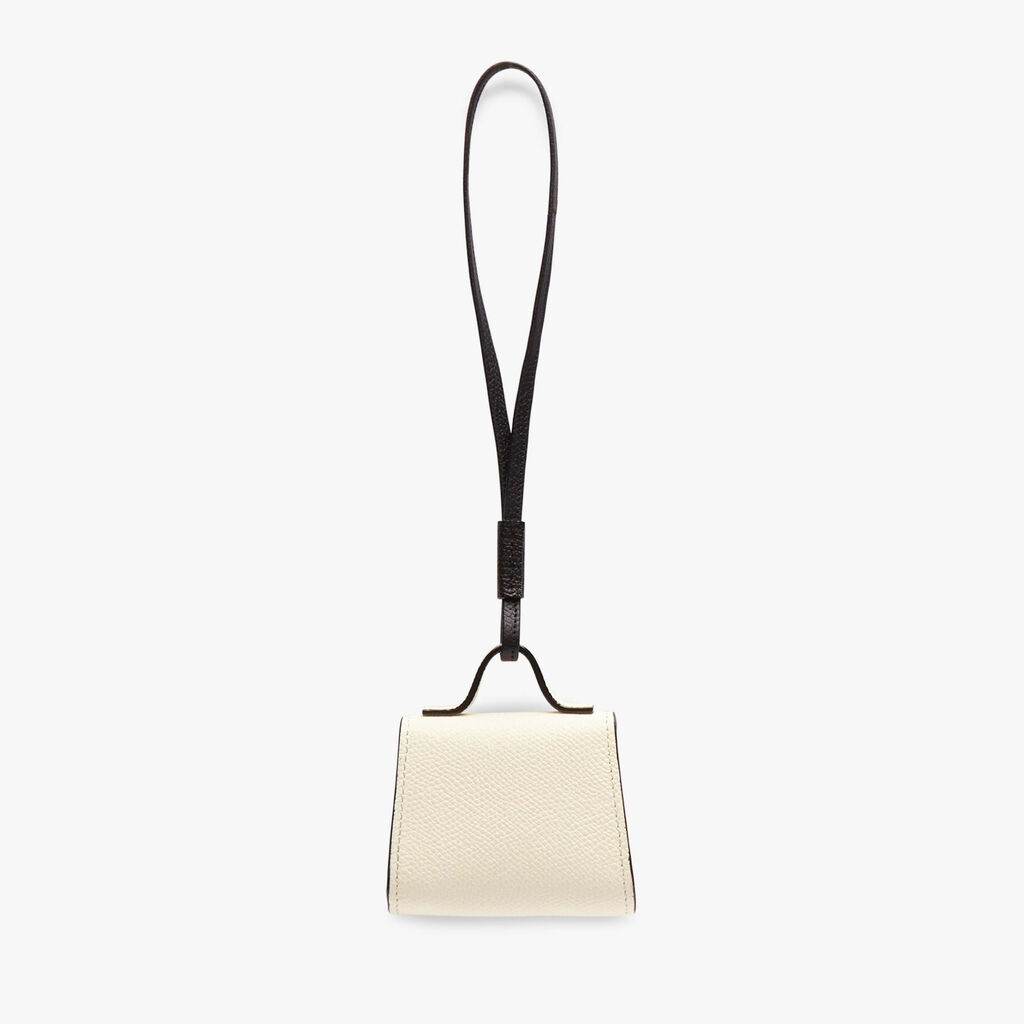 Valextra Charm borsa da Donna in Pelle Bianca e Nera | Valextra Iside In Saldo