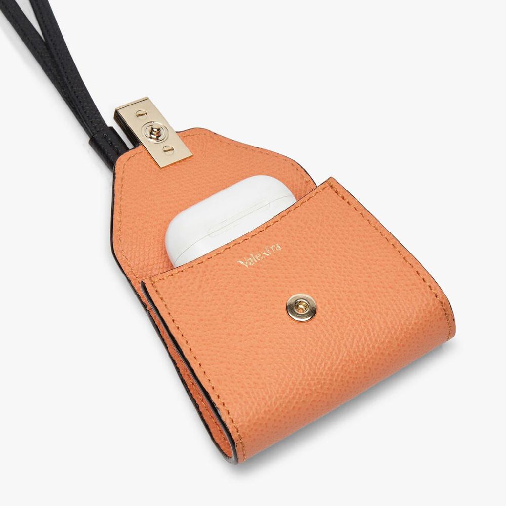 Valextra Charm per borsa da Donna in Pelle Arancione | Valextra Iside Nuova