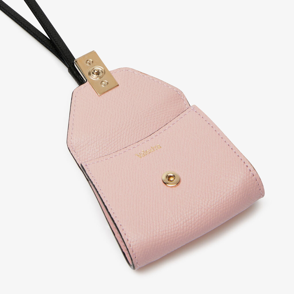 Valextra Charm per borsa da Donna in Pelle Rosa | Valextra Iside Moda