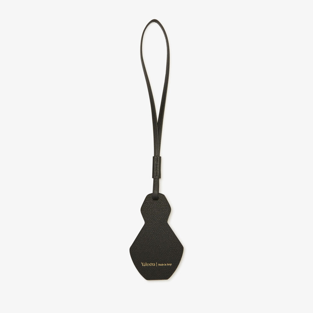 Valextra Charm per borsa Pinguino in Pelle Bianca e Nera | Valextra Italy