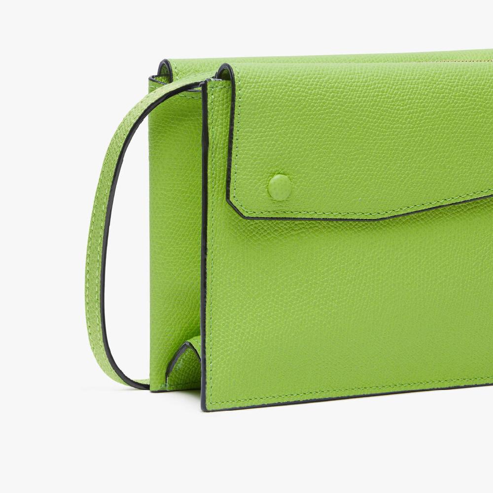 Valextra Borsa a tracolla da Donna in Pelle Verde | Valextra Pocket 2025