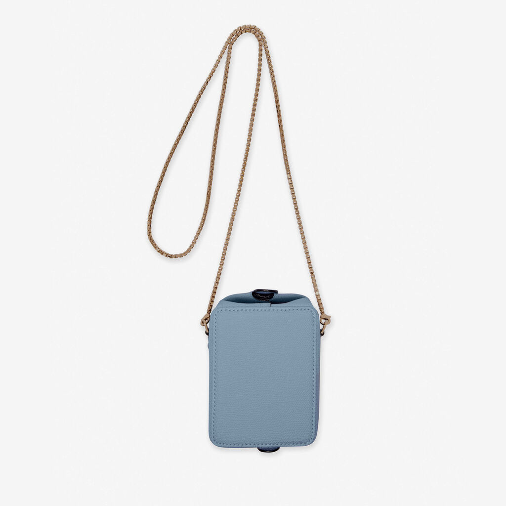 Valextra Borsa da viaggio in Pelle Azzurra | Valextra Tric Trac In Linea