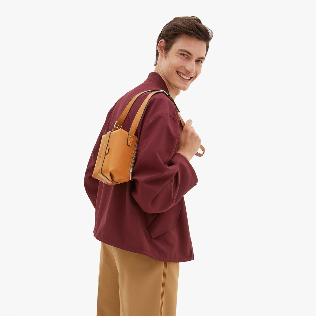 Valextra Borsa a mano Mini in Pelle Marrone | Valextra Tric Trac Hotsell