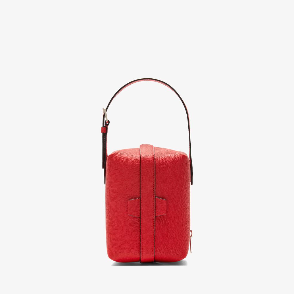 Valextra Borsa a tracolla piccola in Pelle Rossa | Valextra Tric Trac Vendita Calda