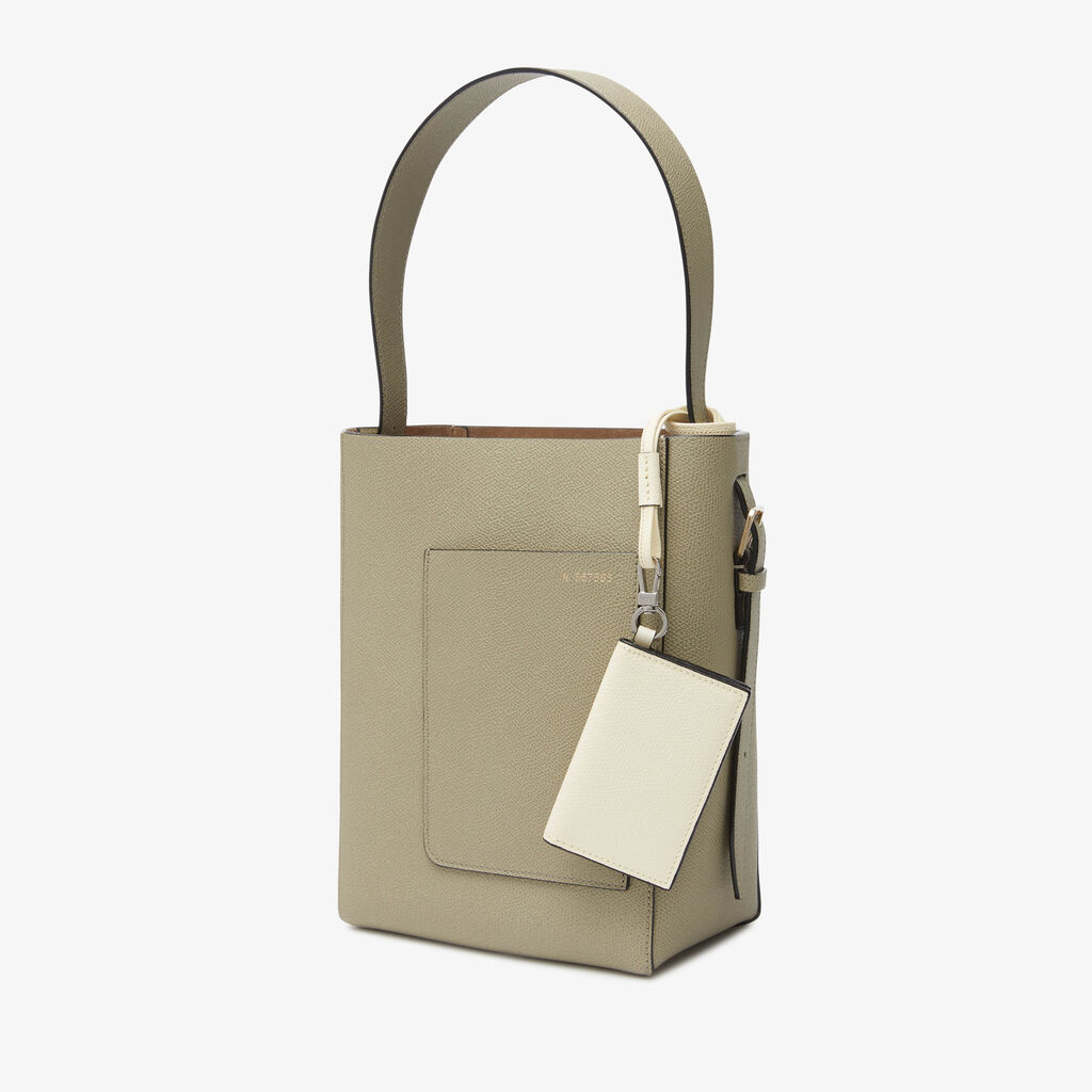 Valextra Porta carte con laccio da Donna in Pelle Bianca | Valextra Saldi Di Fabbrica
