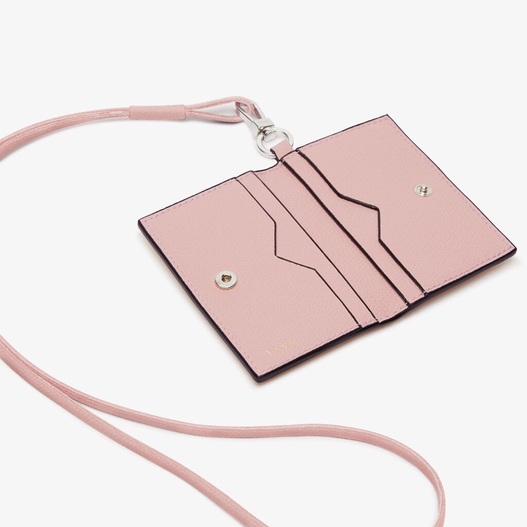 Valextra Porta carte con laccio da Donna in Pelle Rosa | Valextra I Più Venduti