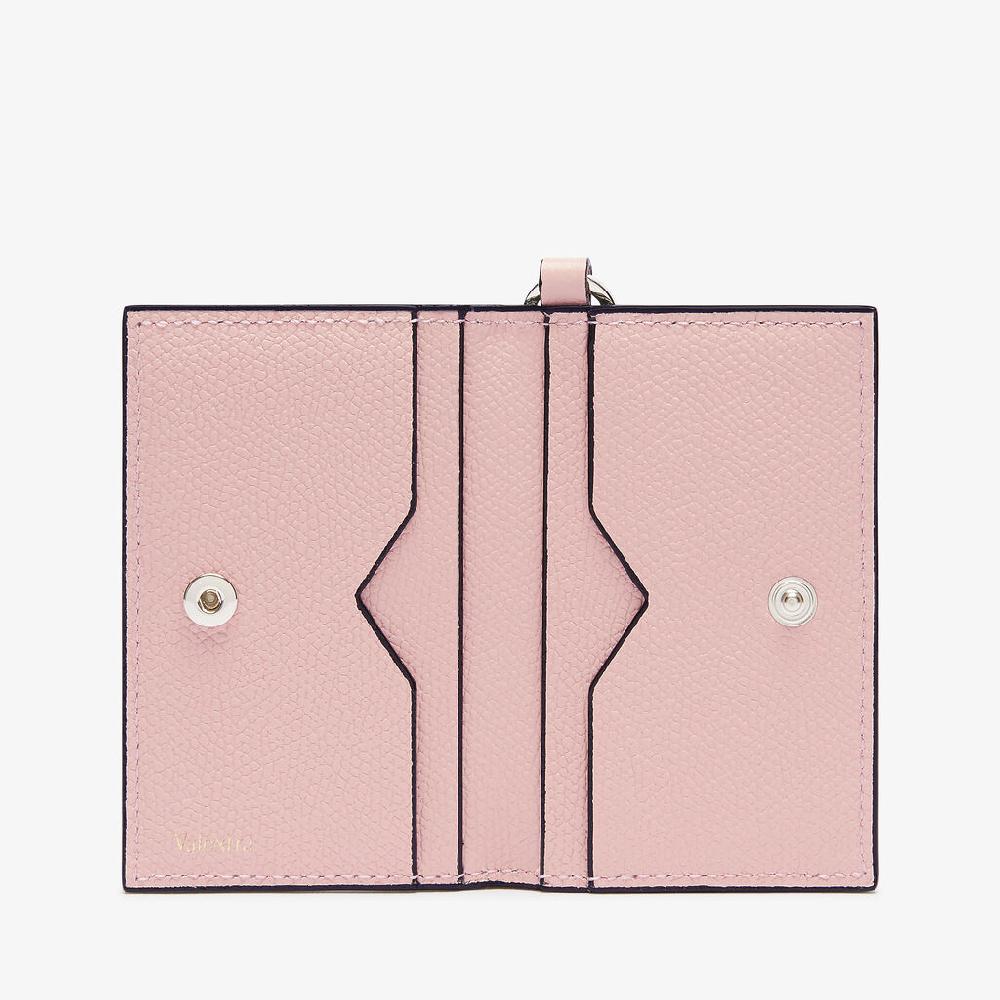 Valextra Porta carte con laccio da Donna in Pelle Rosa | Valextra I Più Venduti