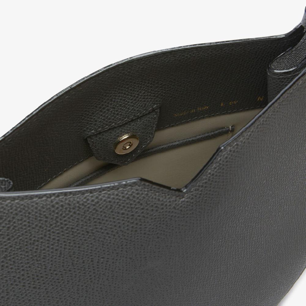 Valextra Borsa weekend Mini da Donna in Pelle Grigia | Valextra Hobo 2025