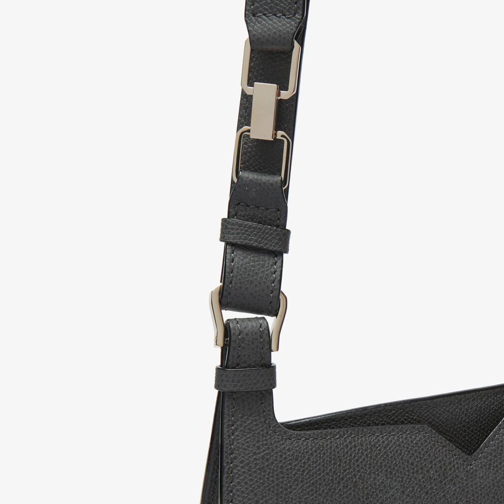 Valextra Borsa weekend Mini da Donna in Pelle Grigia | Valextra Hobo 2025
