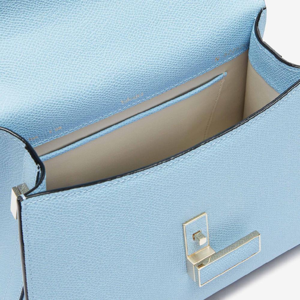 Valextra Borsa a mano da Donna Mini in Pelle Blu | Valextra Iside Offerte