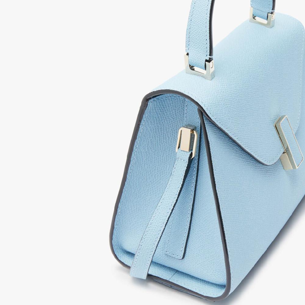 Valextra Borsa a mano da Donna Mini in Pelle Blu | Valextra Iside Offerte