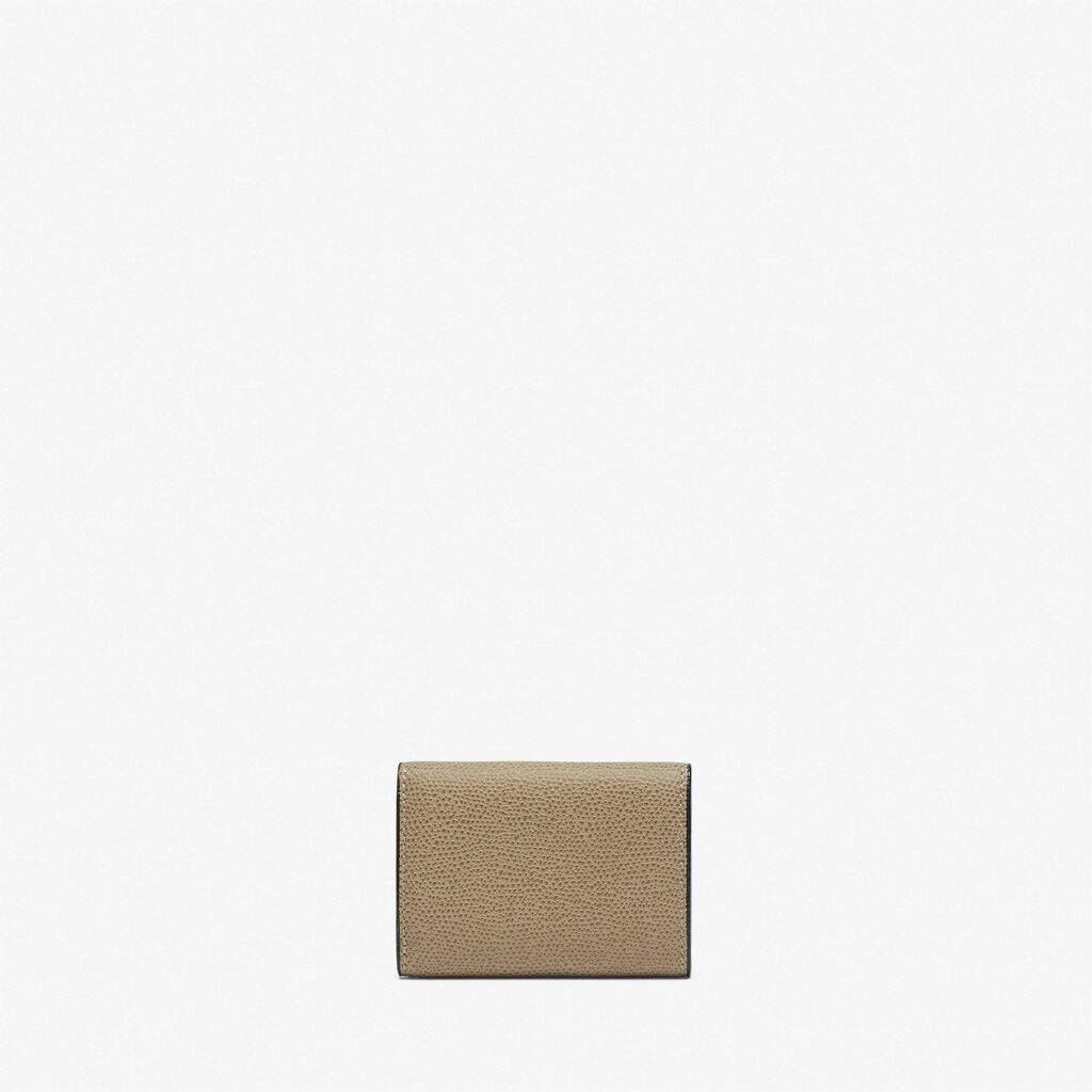 Valextra Portafoglio Bifold in Pelle Marrone Tortora | Valextra Vendita