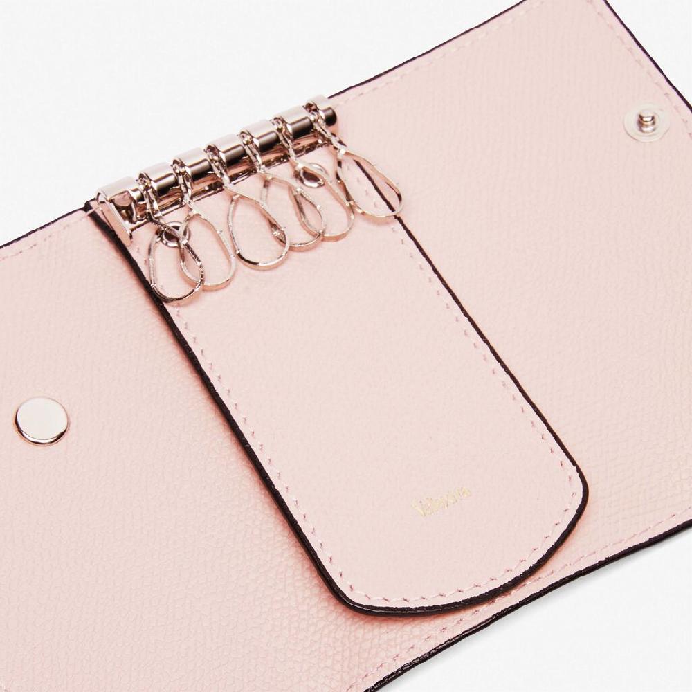 Valextra Portachiavi in Pelle Rosa | Valextra Qualità Garantita