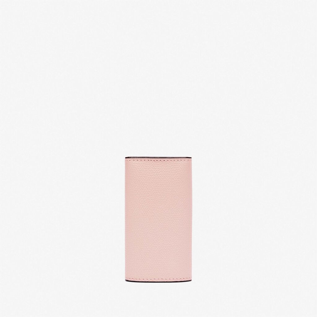 Valextra Portachiavi in Pelle Rosa | Valextra Qualità Garantita