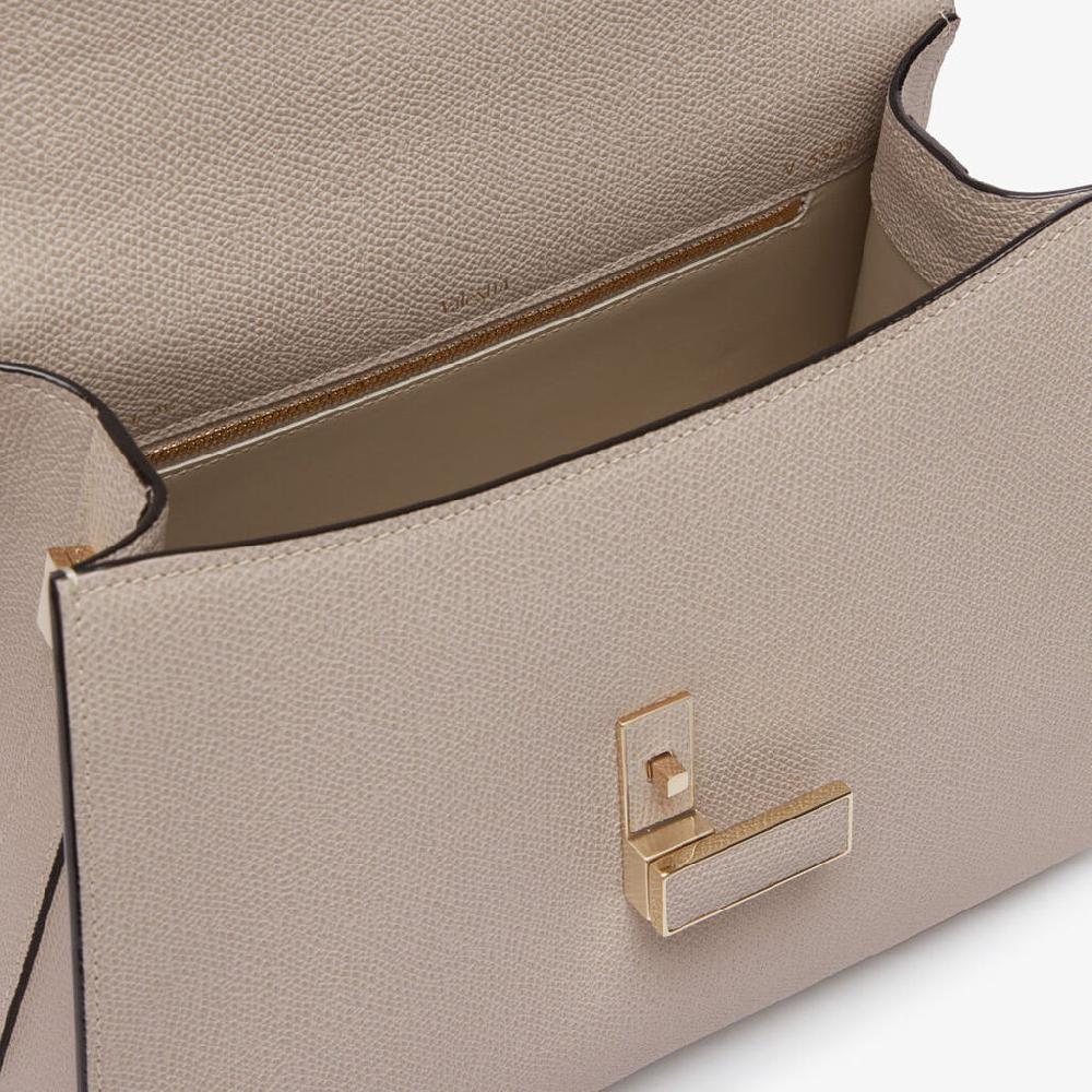 Valextra Borsa a mano da Donna in Pelle Rosa Nude | Valextra Iside Negozi Online