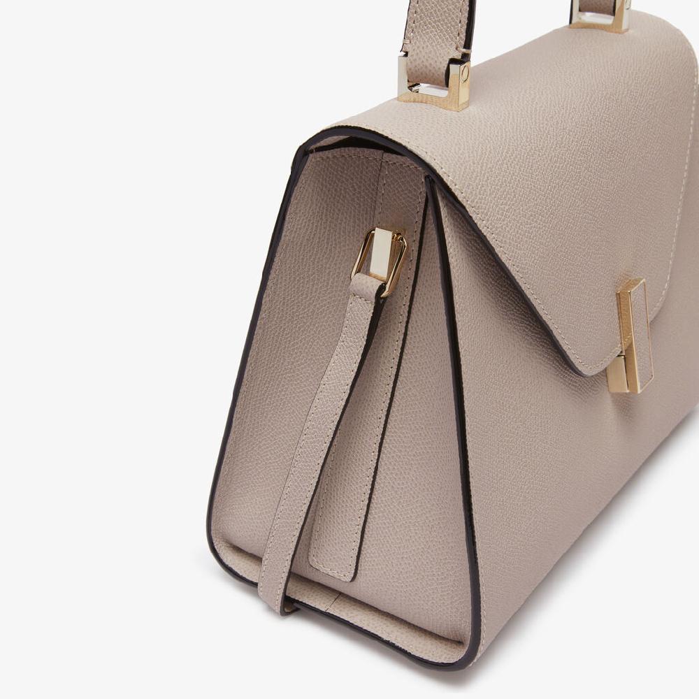 Valextra Borsa a mano da Donna in Pelle Rosa Nude | Valextra Iside Negozi Online