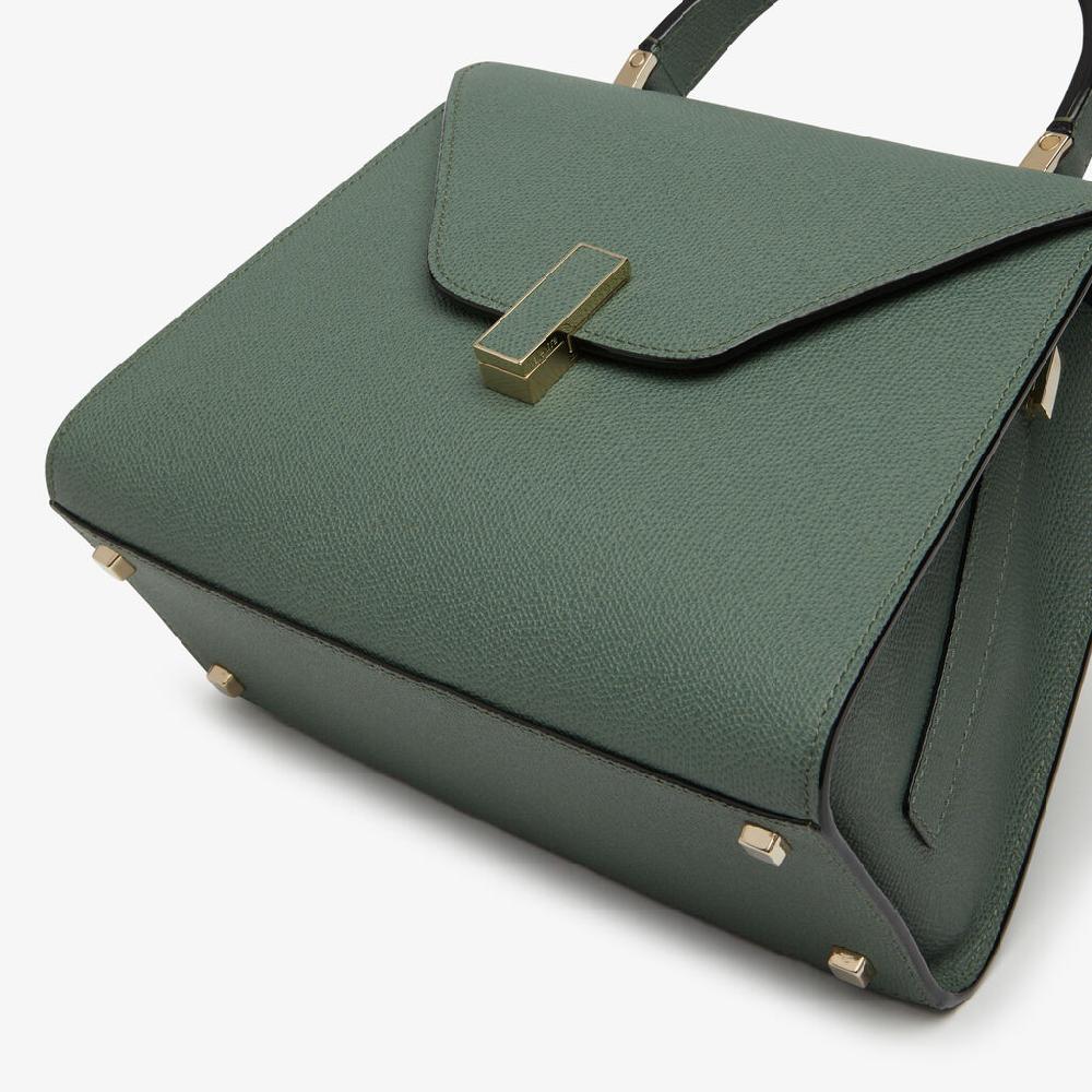 Valextra Borsa a mano da Donna in Pelle Verde di Lusso | Valextra Iside Acquista Ora