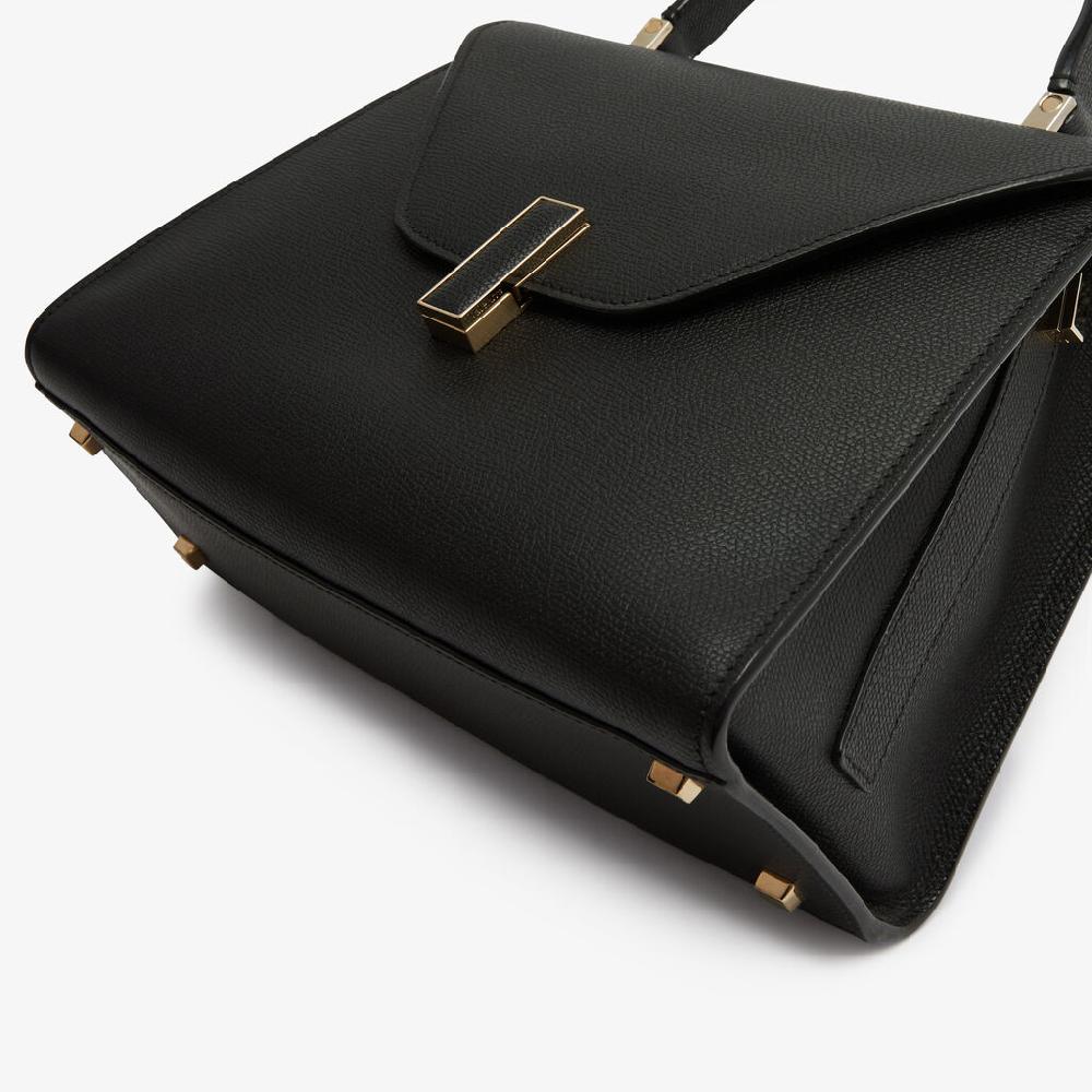 Valextra Borsa a mano Media in Pelle Nera | Valextra Iside Promozione Limitata