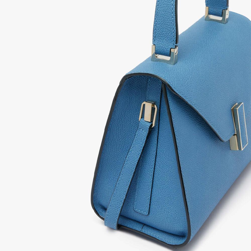 Valextra Borsa a mano da Donna Mini in Pelle Azzurra | Valextra Iside Saldi