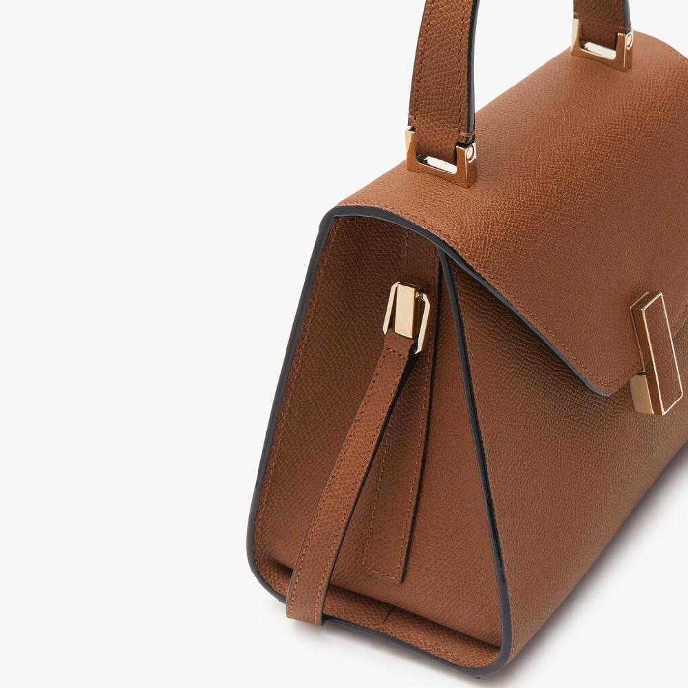 Valextra Borsa a mano da Donna in Pelle rigida Marrone | Valextra Iside Offerte