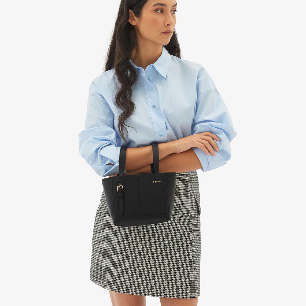 Valextra Borsa a secchiello da Donna in Pelle Nera | Valextra Soft I Più Venduti