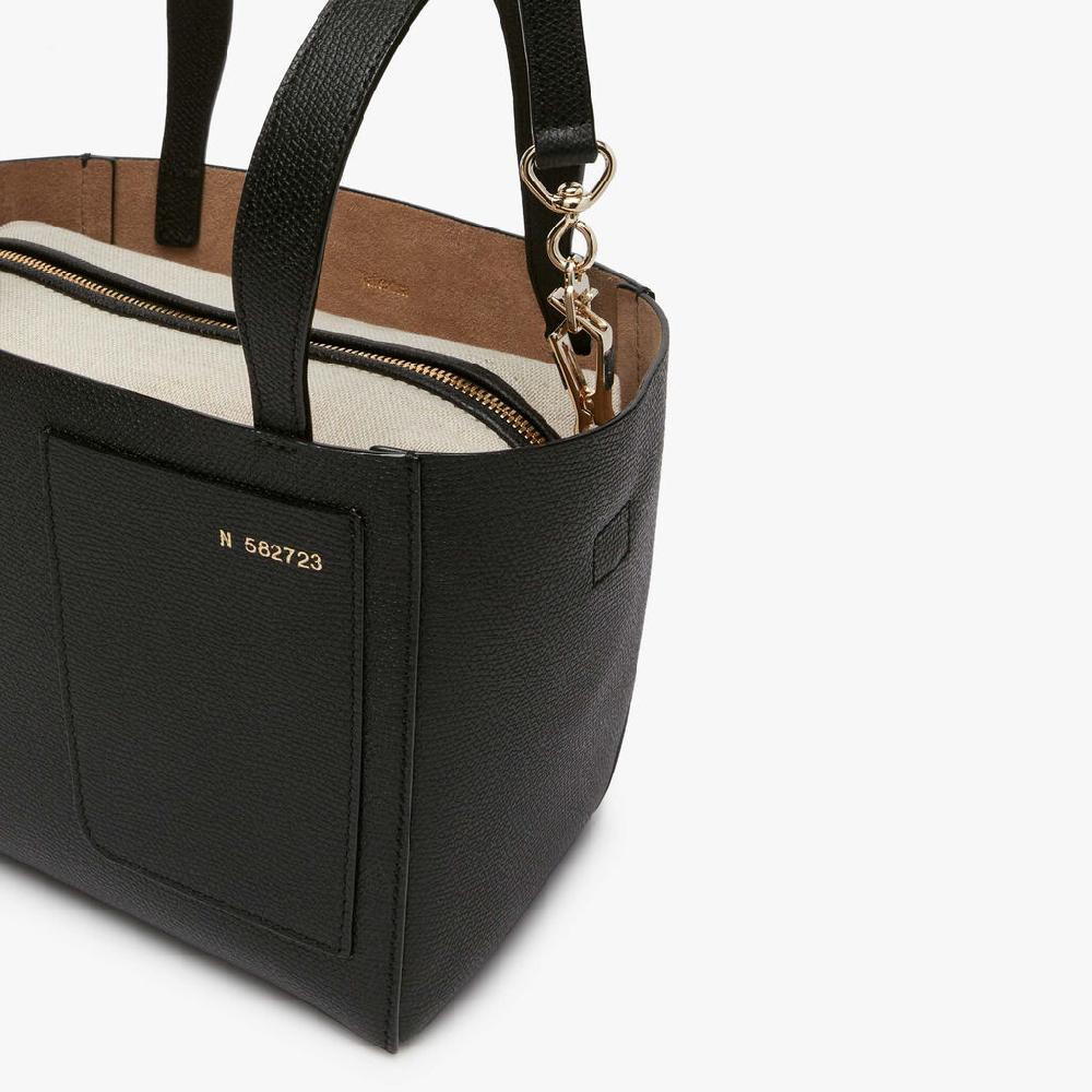 Valextra Borsa a secchiello da Donna in Pelle Nera | Valextra Soft I Più Venduti