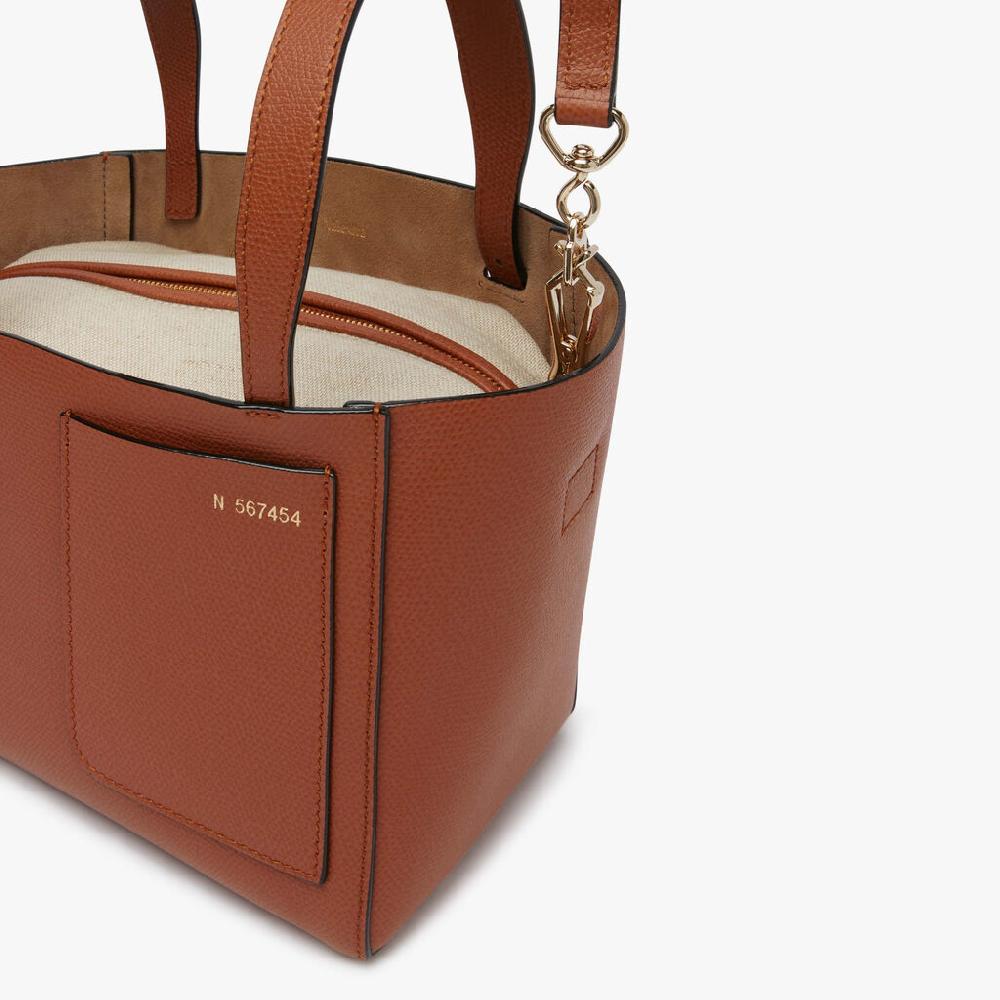 Valextra Borsetta a secchiello da Donna Marrone di Lusso | Valextra Soft Vendite Flash