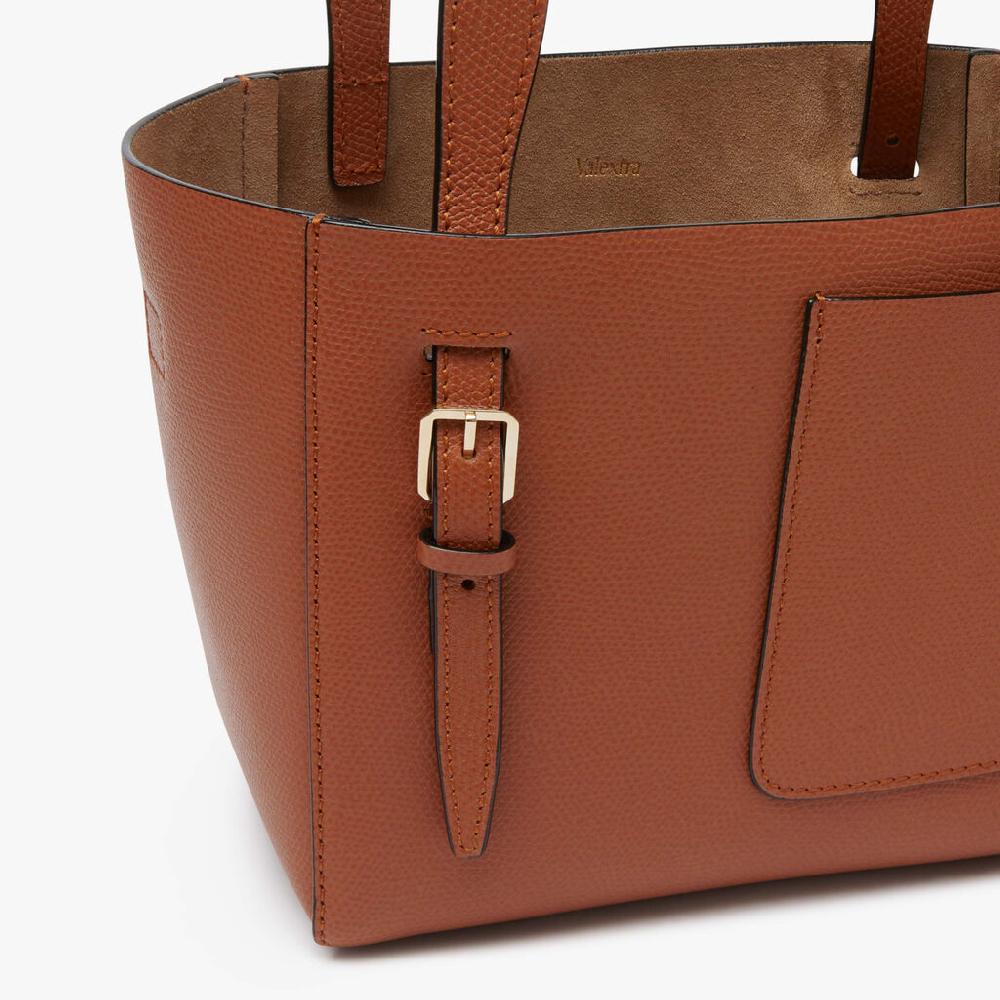 Valextra Borsetta a secchiello da Donna Marrone di Lusso | Valextra Soft Vendite Flash