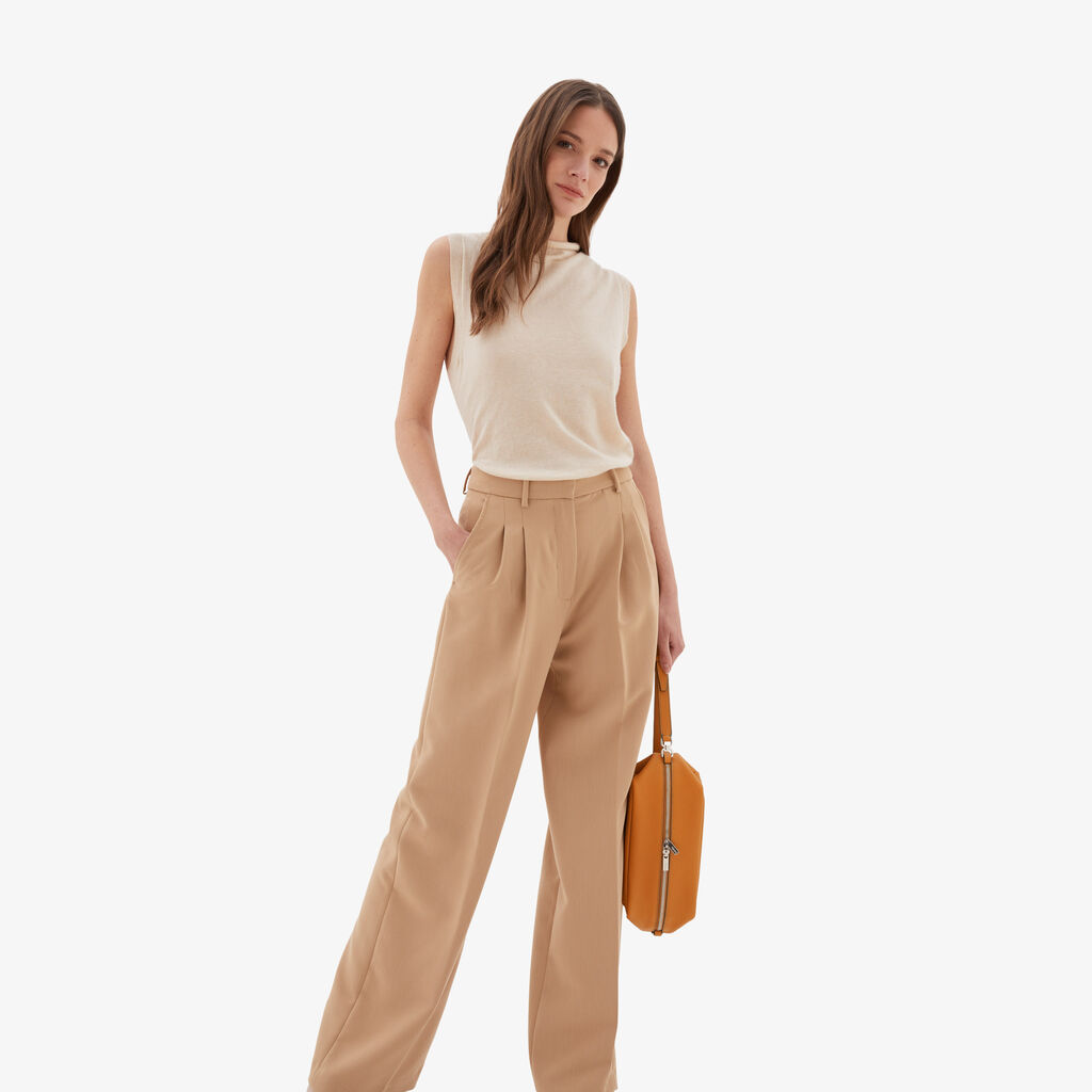 Valextra Borsa Origami da Donna in Pelle Marrone di Lusso | Valextra In Saldo