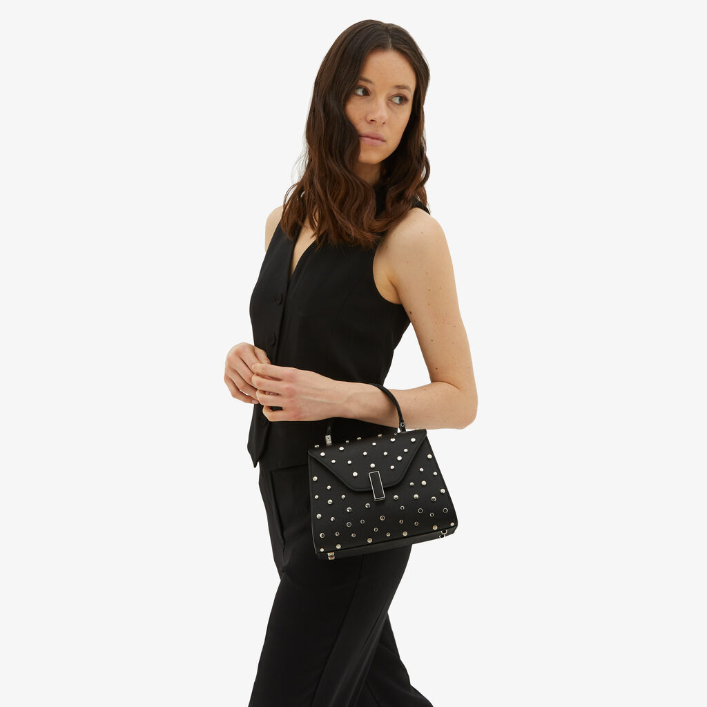 Valextra Borsa a mano da Donna Mini Nera di Lusso | Valextra Iside Sconto