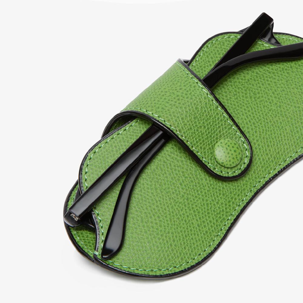 Valextra Custodia occhiali morbida in Pelle Verde | Valextra Hotsell