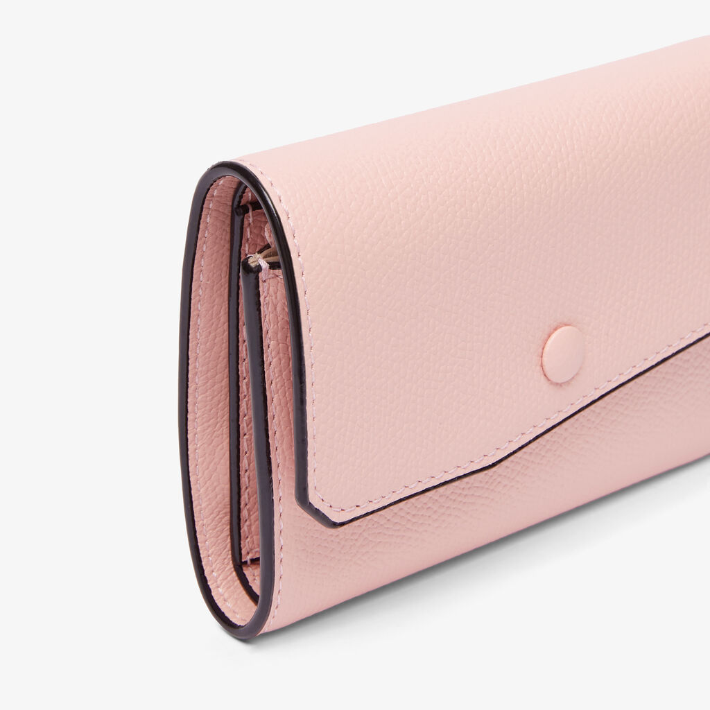 Valextra Portafoglio piccolo da Donna in Pelle Rosa | Valextra Pocket Qualità