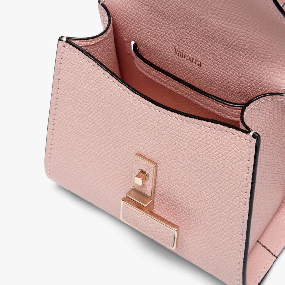 Valextra Borsetta cintura da Donna in Pelle Rosa | Valextra Iside Shopping Online