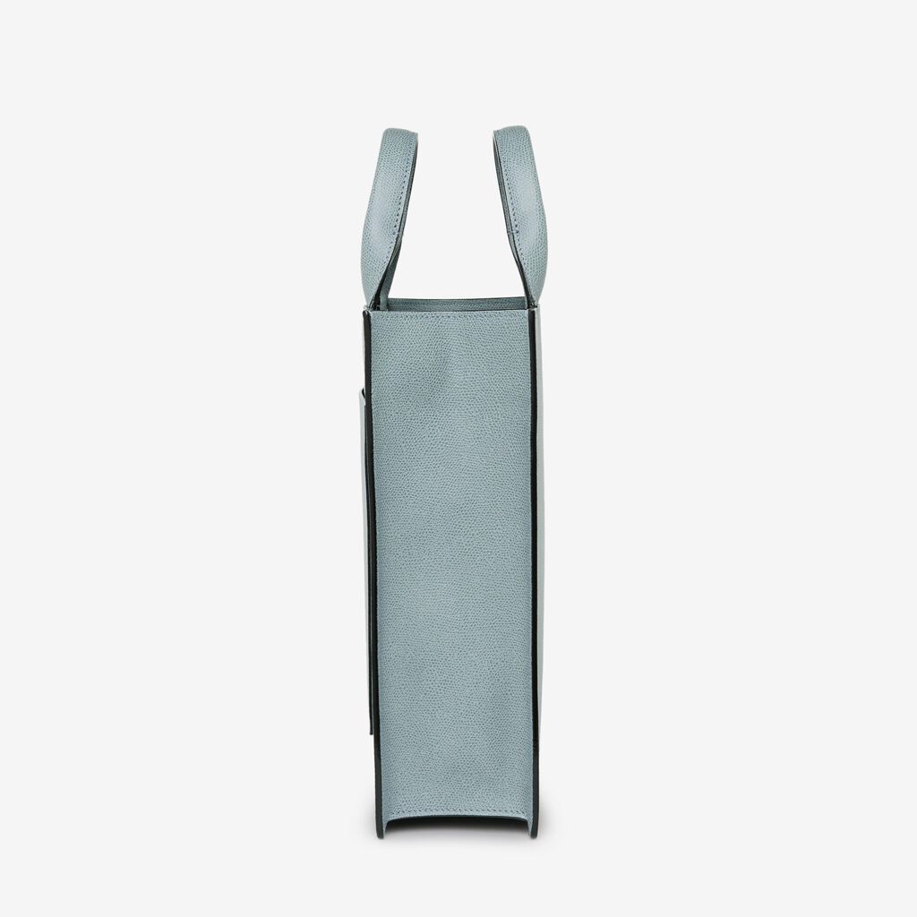 Valextra Tote bag Mini in Pelle Blu | Valextra Boxy Offerte
