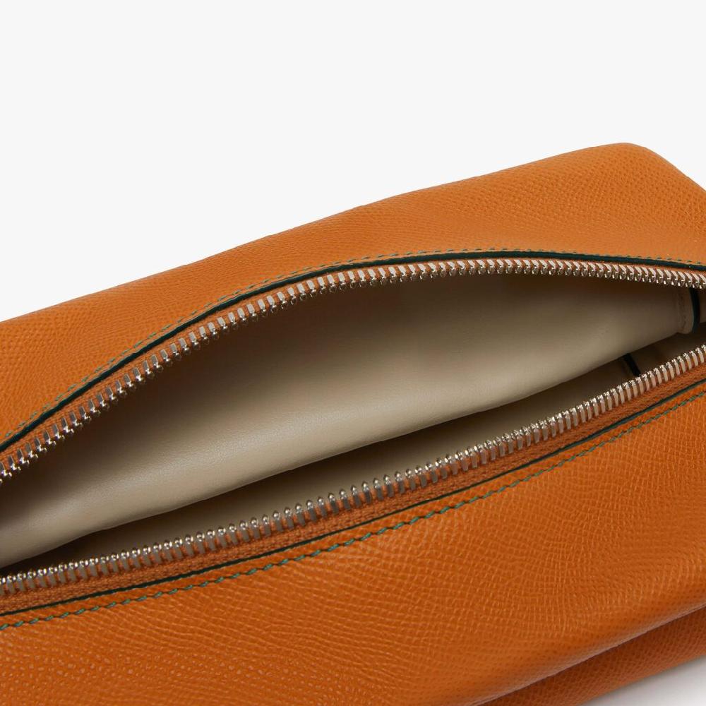 Valextra Borsa Origami Mini da Uomo in Pelle Marrone | Valextra Vendita Economica