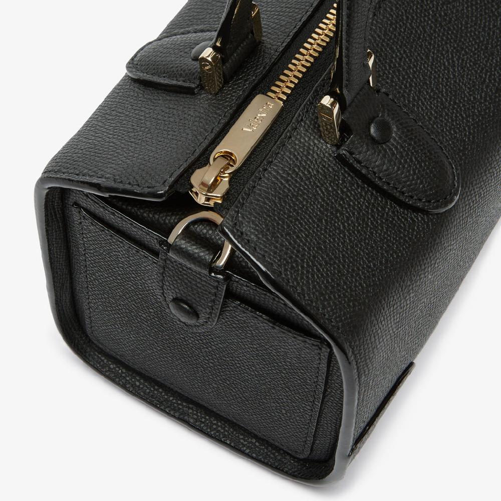 Valextra Borsa bauletto Mini elegante in Pelle Nera | Valextra Babila Moda