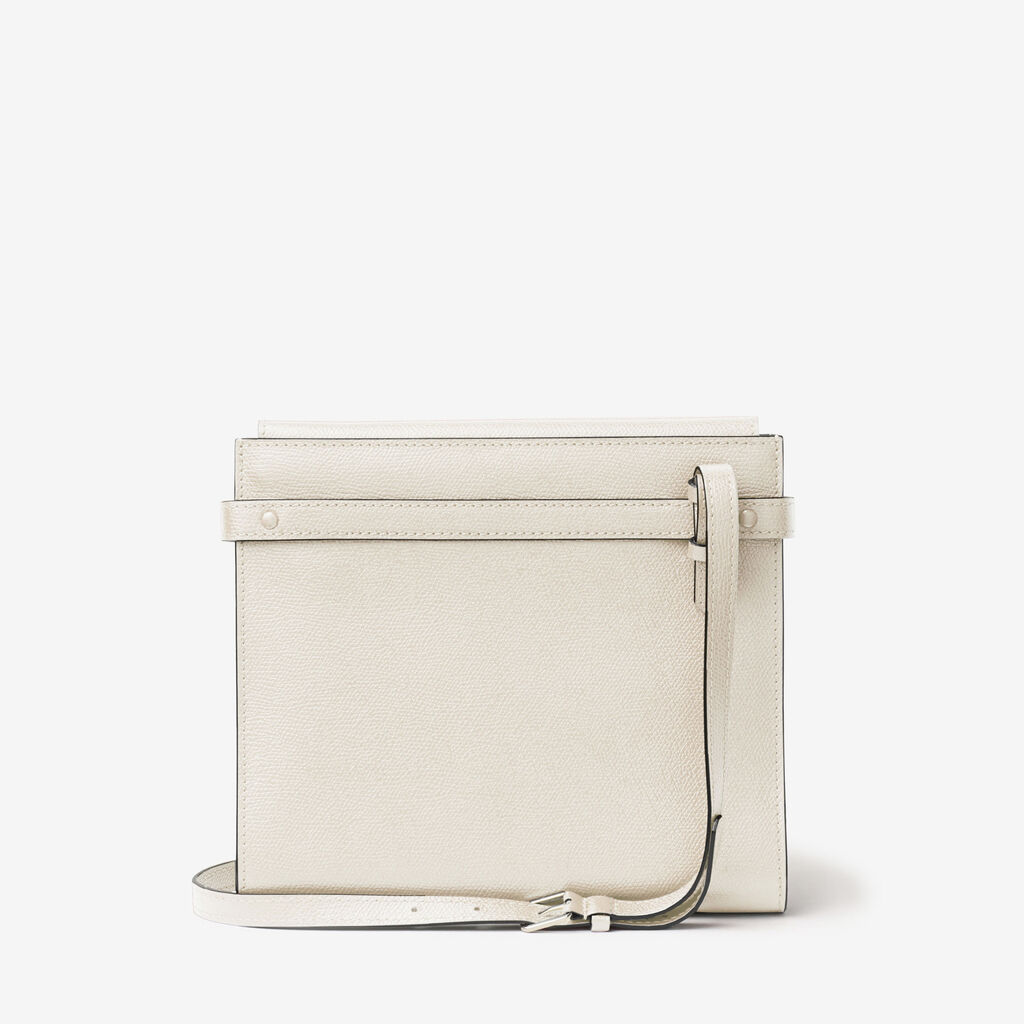 Valextra Borsa a tracolla Mini in Pelle Bianca | Valextra Brera Promozione