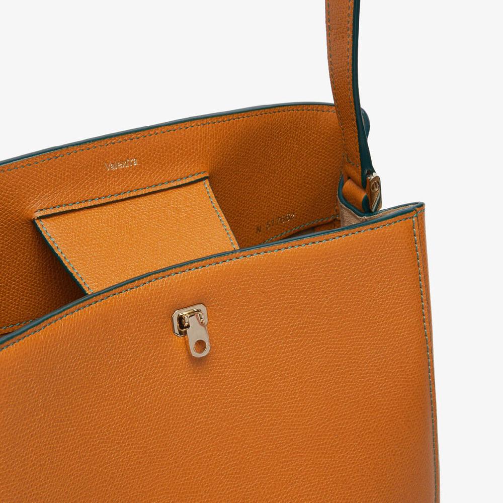 Valextra Borsa a spalla da Donna in Pelle Marrone | Valextra Brera Spedizione Gratuita