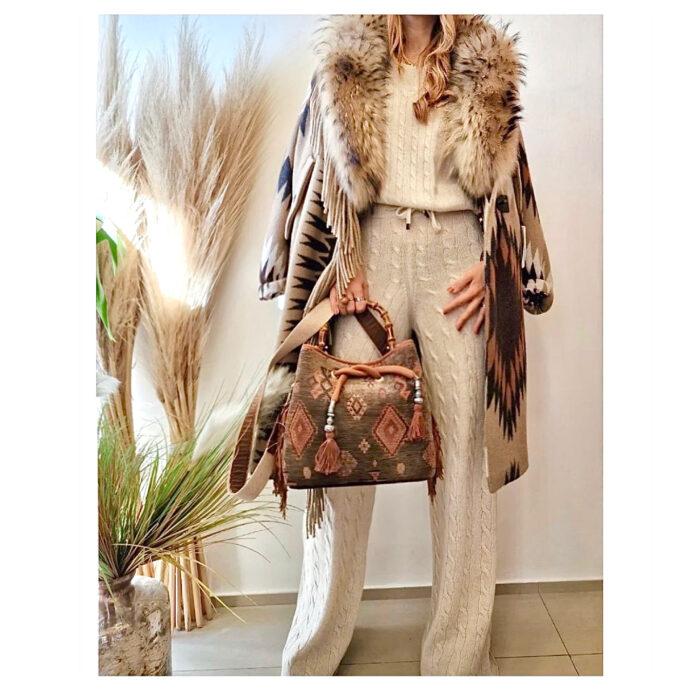 ViaMailBag Geneve Madras (LM01) Saldi Di Fabbrica