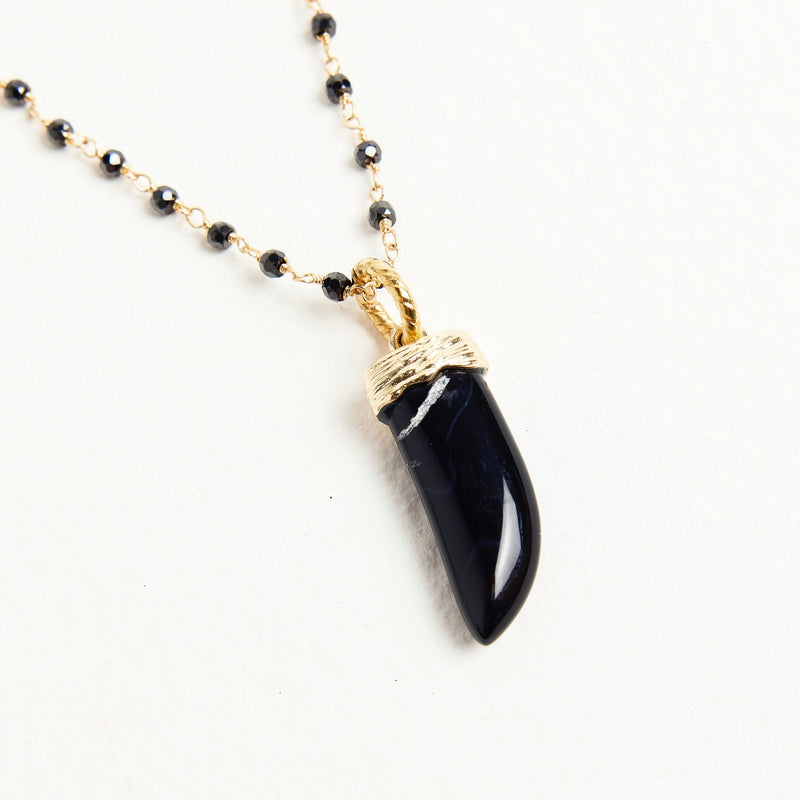 ALMALA COLLANA CORNO | NERO Promozione